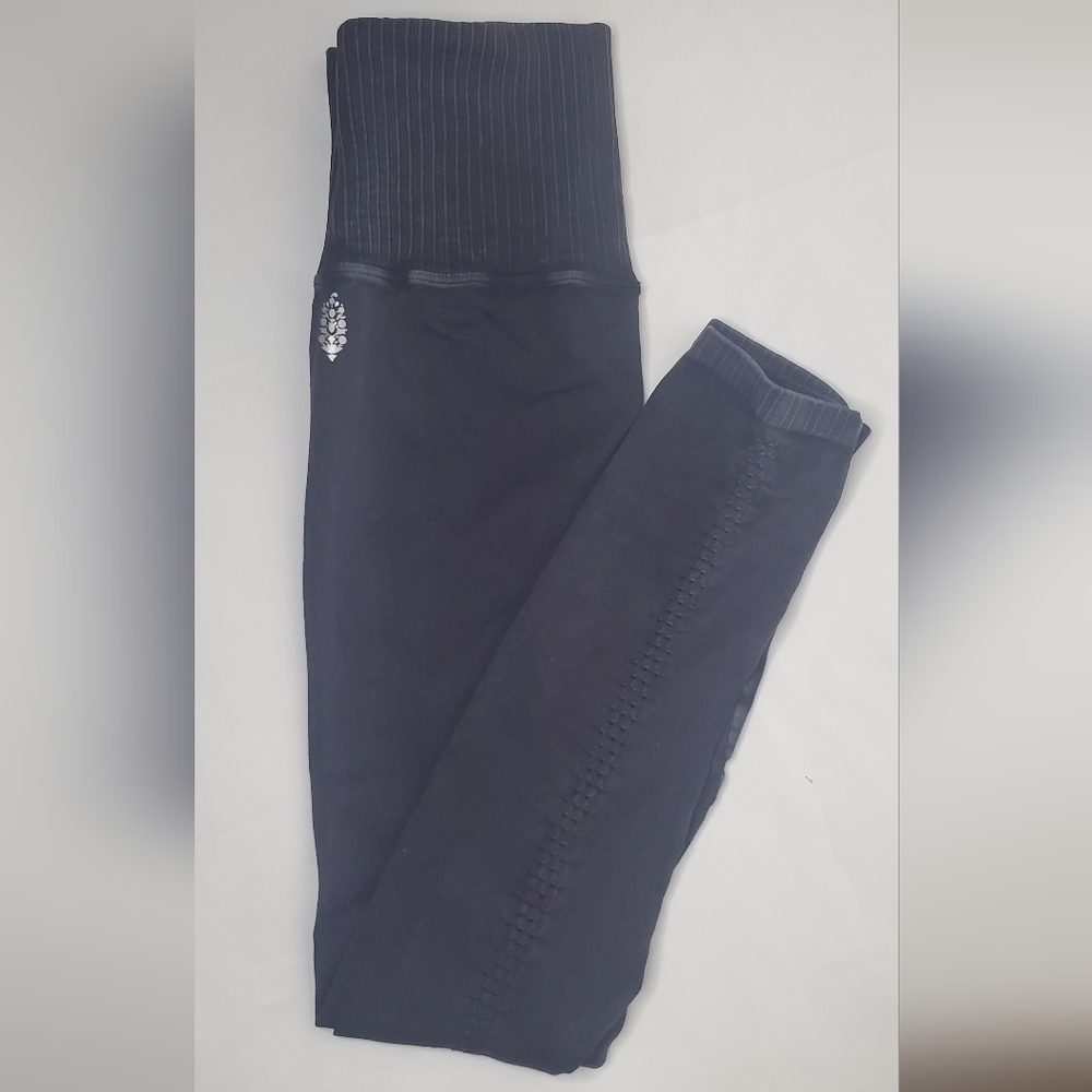 FREE PEOPLE GoodKarma Size XS/S Fp Movement Athletic+Workout Gray Leggings